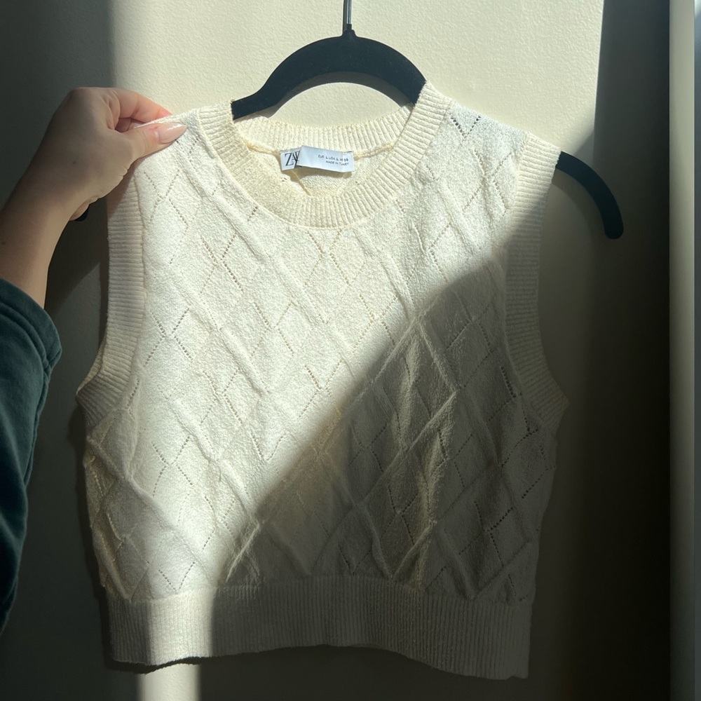 Zara cropped sweater
